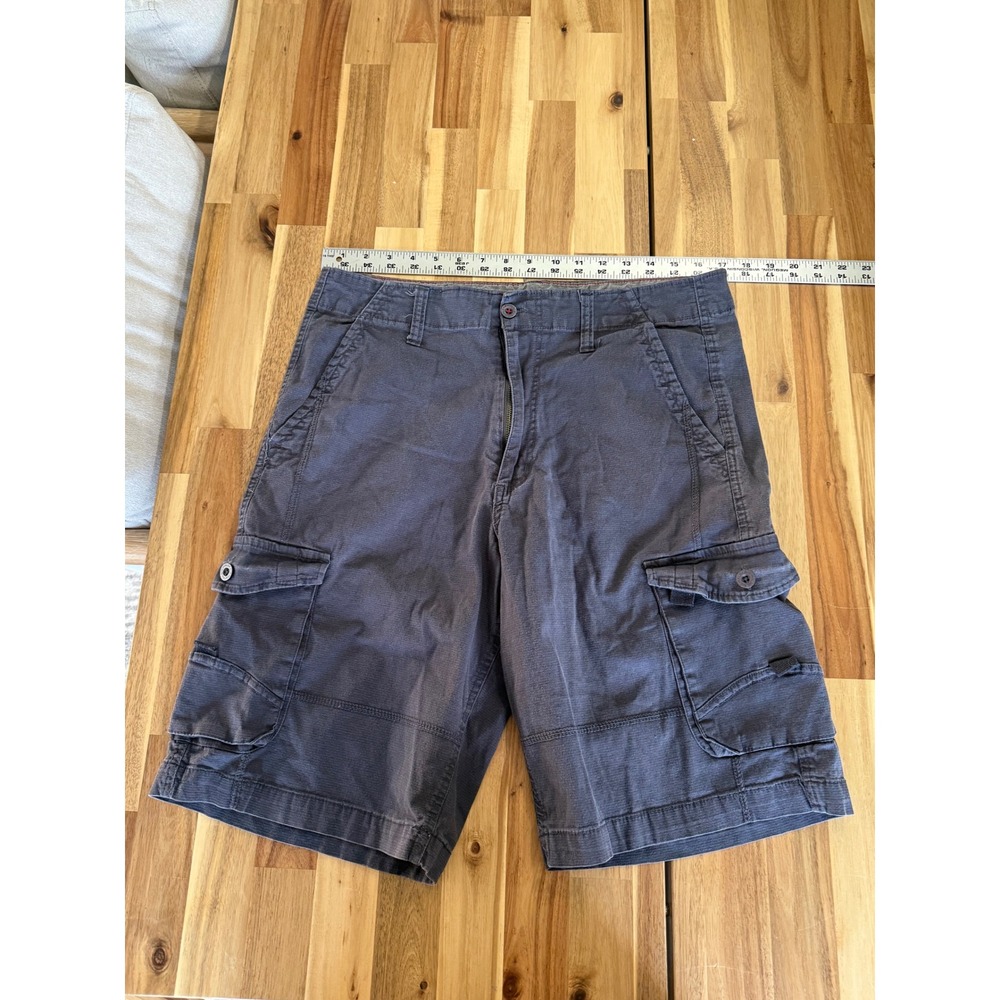 Y2K‎ AIRWALK Cargo Shorts Men's 34 Gray Cotton Relaxed Casual Chill Skater